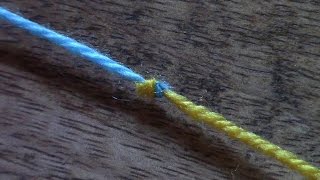 Haken  tutorial 246 De magische knoop of weversknoop [upl. by Ymorej311]