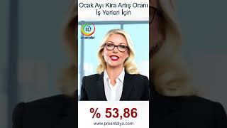 Ocak 2024 İş Yerleri Kira Artış Tüfe Oranı Belirlendi Proantalya [upl. by Yrffej925]