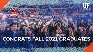 Fall 2021 UF commencement [upl. by Neelrihs]