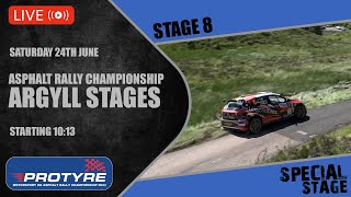 LIVE Argyll Rally 2023  Stage 8  Protyre Motorsport UK Asphalt Rally Championship [upl. by Niki]