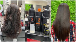 Full details process of keratin treatmentBenefits of hair keratinStep by stepGodrej Kera smooth [upl. by Yeoz]