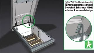 Einbau Wellhöfer FlachdachAusstieg Montagevideo [upl. by Girovard155]