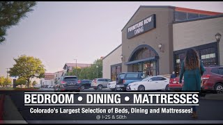 Colorado’s Largest Selection of Beds Dining and Mattresses Shop the 58th amp I25 Furniture Row [upl. by Yenettirb]