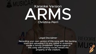 Christina Perri  Arms Karaoke Version [upl. by Atekihc155]