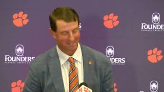 Clemson 59 NC State 35 Dabo Swinney postgame reaction pt 2 [upl. by Adrianna]