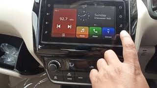 Maruti Suzuki Dzire zxi BS6 infotenmat system real review [upl. by Ettelimay]