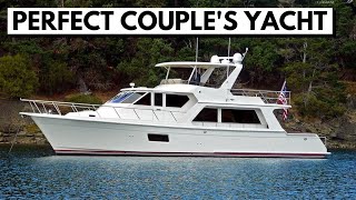 2023 OFFSHORE 54 Pilothouse YACHT TOUR Fast Trawler Liveaboard Boat [upl. by Alletnahs]