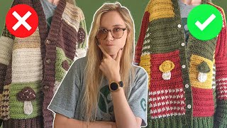 The RIGHT way to Crochet a Patchwork Cardigan Tutorial [upl. by Stila]