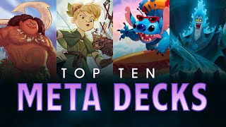 The Top 10 Decks of The First Chapter – Disney Lorcana Meta Breakdown [upl. by Urias]