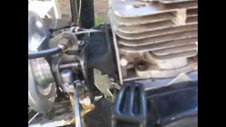 Gas scooter rebuild 2949cc goped type part 2 running [upl. by Dodie]