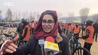 Jehlum Womens Cycle Rally 2024 A Collaborative Effort for Women Empowerment  AMC [upl. by Sibyl]