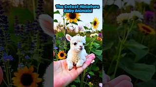 THE CUTEST MINIATURE BABY ANIMALS 2  cuteanimals cutebabyanimals shorts [upl. by Saloma]