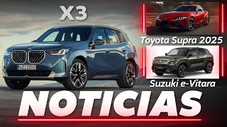 Precios de BMW X3 2025 en México 🇲🇽 Toyota Supra se actualiza para 2025 y más  Noticias [upl. by Sorgalim]