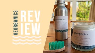 GEORGANICS REVIEW ZERO WASTE TOOTH CARE [upl. by Elleirol908]