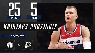 Kristaps Porzingis SHINES with 25 PTS in Washington Wizards debut 🔥 [upl. by Nallij]