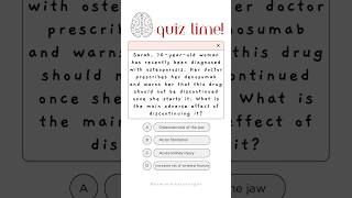 Osteoporosis Denosumab osteoporosis medicine quiz [upl. by Liz902]