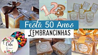 10 Idéias de Lembrancinhas no tema 50 anos  AURENICE LIONAIS♡ [upl. by Lenahtan]