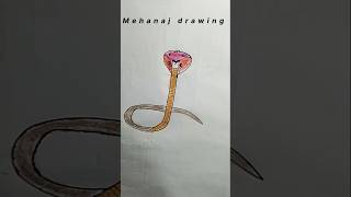 Easy snake colour pencil drawing for beginnersshorts drawing snake [upl. by Nirraj830]