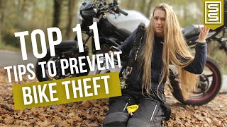 11 tips to help prevent motorcycle theft [upl. by Assin929]