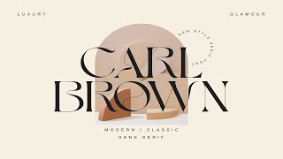 Carl Brown  Modern Serif Font Free Download [upl. by Dorn]