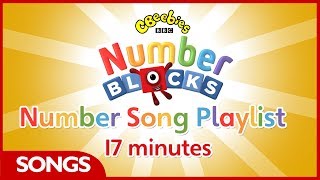 Numberblocks Songs Playlist  17 minutes  CBeebies [upl. by Shanta51]