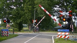 Spoorwegovergang Ruurlo  Dutch railroad crossing [upl. by Olia]