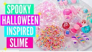 HALLOWEEN INSPIRED SLIME TUTORIALS Easy How To Make SpookyCute Halloween Slime [upl. by Olaznog]