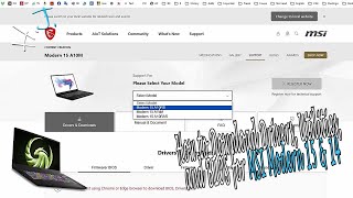 How to Download Drivers Utilities and BIOS for MSI Modern 15 amp 14 [upl. by Idnib52]