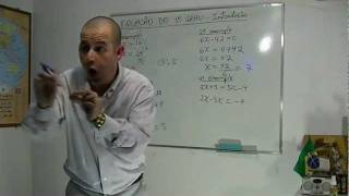 Aprenda equação do primeiro grau para concursos público exemplos de exercícios Matemática  Aula 6 [upl. by Annehsat93]