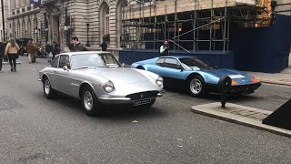 Classic Sports Cars In London  W196 330 GT 512 BB Vantage 300SL DB5 EType 190SL 911 Singer [upl. by Hervey851]