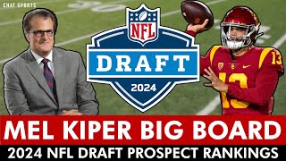 UPDATED Mel Kiper 2024 NFL Draft Big Board  Top 25 Prospects Led By Caleb Williams [upl. by Narmi]