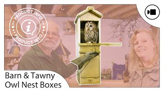 Barn Owl amp Tawny Owl Nest Boxes  Tested by Owls [upl. by Tterrag365]