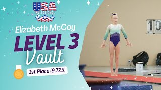 Level 3 Vault 9725  USA Invitational 2023 [upl. by Etsirk]