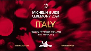 Discover the MICHELIN Guide restaurant selection in Italy for 2024 [upl. by Mascia]