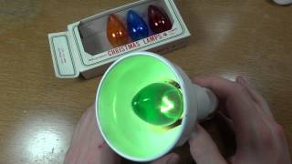 Colored C925 Incandescent Flasher Light Bulbs [upl. by Anyela]