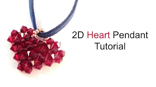 2D Heart Pendant Tutorial [upl. by Anaela]