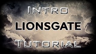 Eigenes Lionsgate Intro erstellen After Effects CS6Blender Tutorial DeutschFree Template [upl. by Ennayelhsa276]