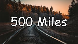 500 Miles  Justin Timberlake  Carey Mulligan amp Stark Sands Lyric Video [upl. by Yakcm]