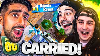 Vikkstar123 came BACK to carry the boys in OG Fortnite [upl. by Kubis]