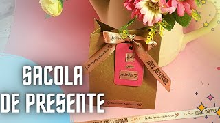 DIY Como Fazer SACOLA Papel Kraft [upl. by Aivle]