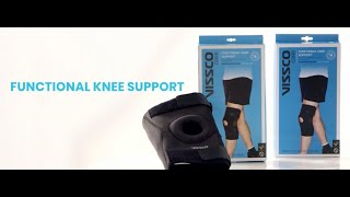 How to choose and wear the Vissco Functional Knee Support [upl. by Dorfman]