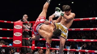 MUAY THAI 3 Saenchai Cartwheel Kick Combinations  Evolve University [upl. by Ardnoid]