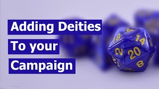 Campaign Creation Adding Deities and Pantheons [upl. by Bumgardner220]