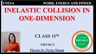 Inelastic Collision in one Dimension Energy loss in perfectly inelastic CollisionClass 11 Physics [upl. by Airotna317]