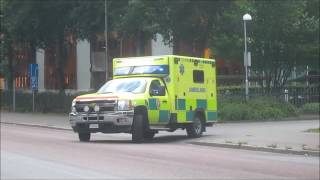 5x ambulans utryckningar i Uppsala [upl. by Niela261]