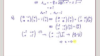 Lineare Algebra Eigenwerte und Eigenvektoren bestimmen  Klausuraufgabe LAK110 [upl. by Atteinotna17]