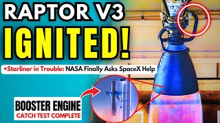 Raptor V3 Powers Up For The First Time Starship Flight 5 Ready For Launch But [upl. by Clarette]