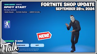 NEW SPICY START EMOTE Fortnite Item Shop September 28th 2024 Fortnite Chapter 5 [upl. by Dyke588]