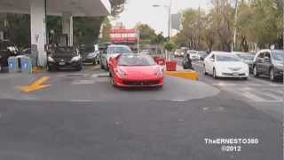 Ferrari 458 Italia Spider Acelerando  México DF [upl. by Oren926]