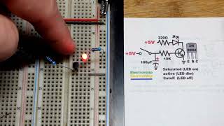 Delay Off with Fade NPN BJT switch circuit Bipolar Junction Transistor [upl. by Kinson149]